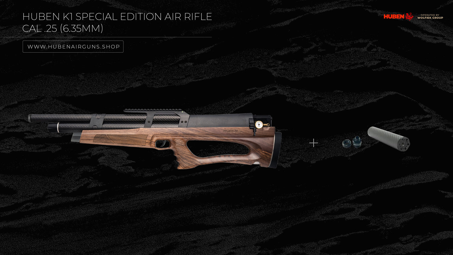 Huben K1 Special Edition Air Rifle - Cal .22 (5.5mm)