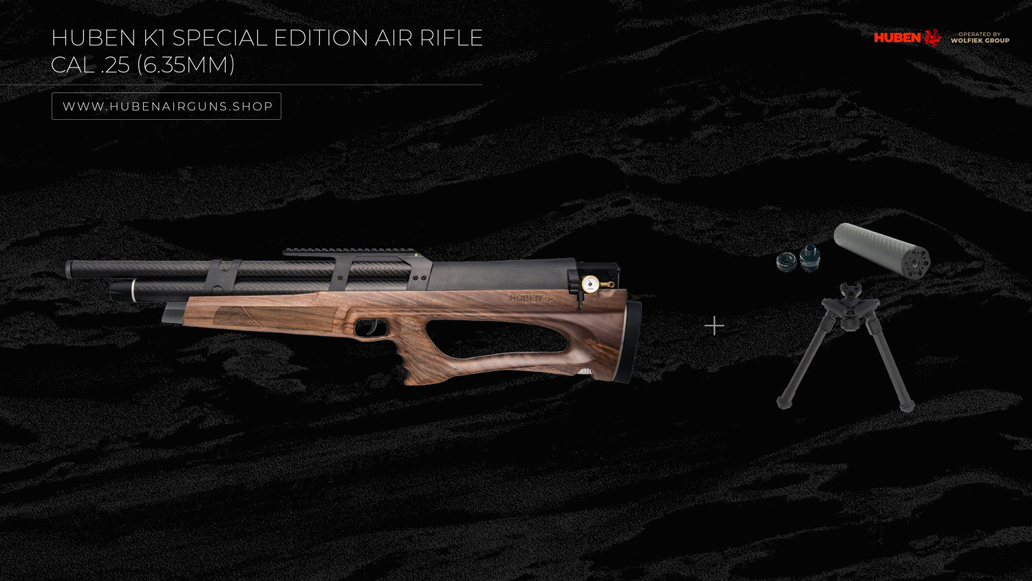 Huben K1 Special Edition Air Rifle - Cal .22 (5.5mm)