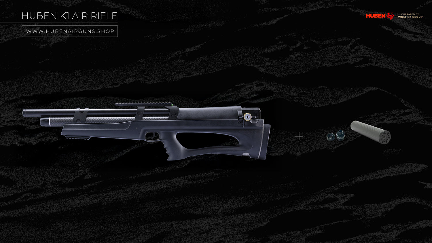 Huben K1 Air Rifle - Cal .25 (6.35mm)