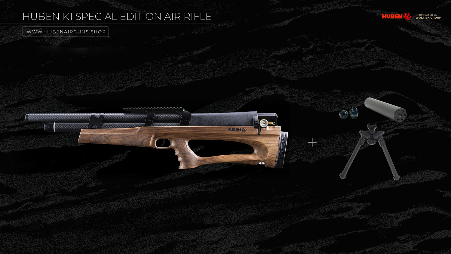 Rifle de Aire Huben K1 Edición Especial - Cal .30 (7.62mm) - Pedido Anticipado