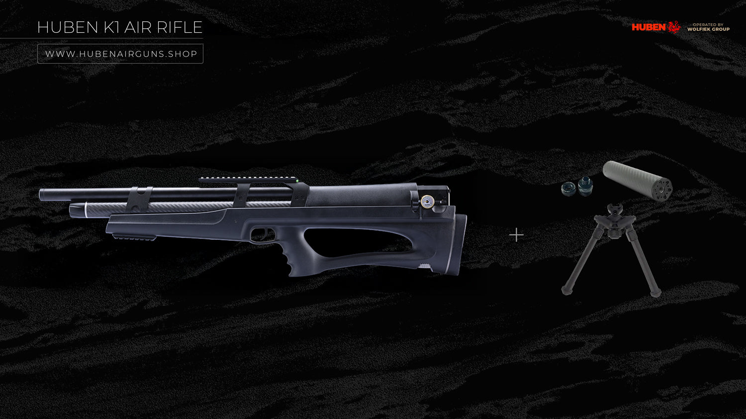 Huben K1 Air Rifle - Cal .25 (6.35mm)