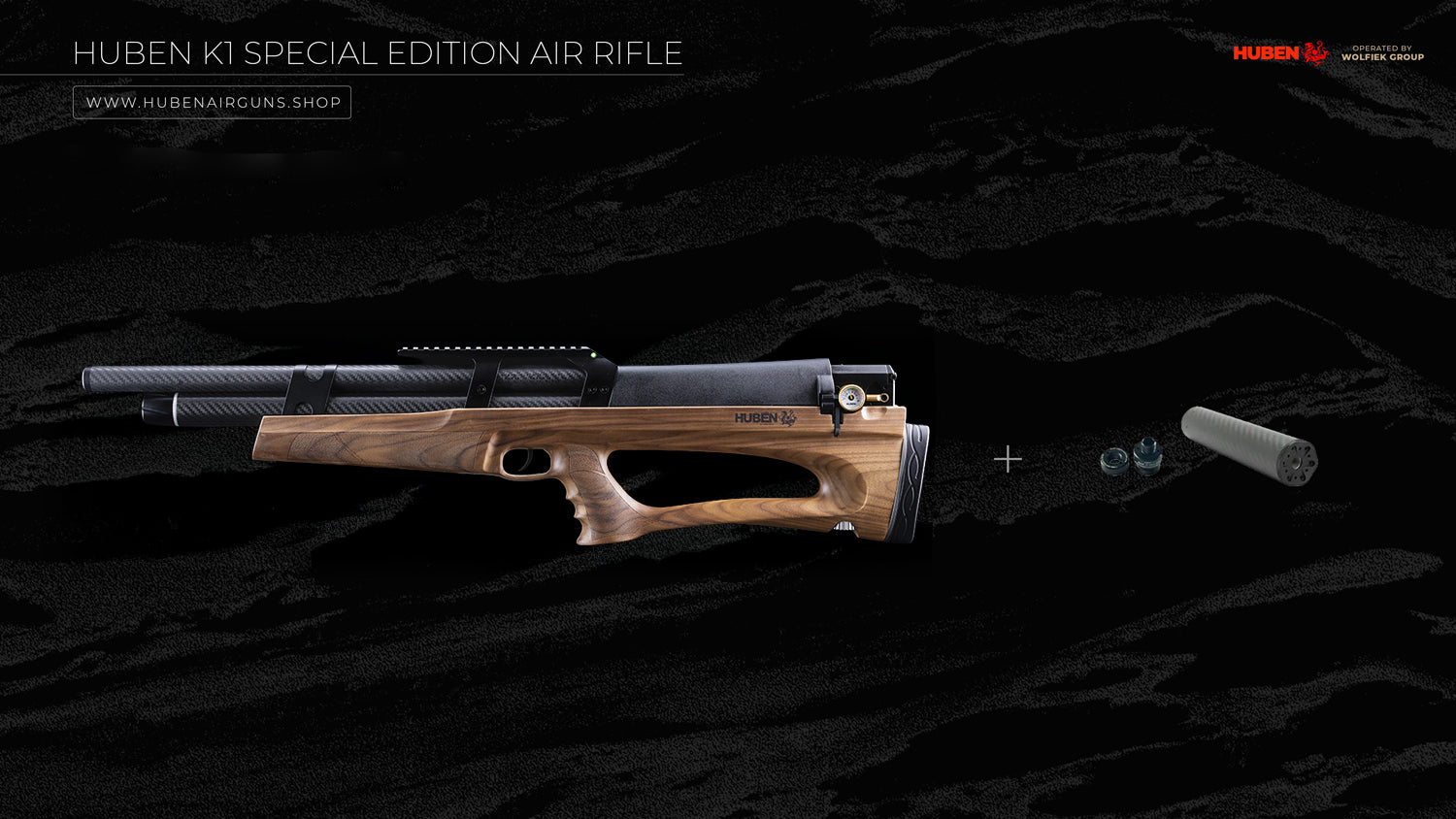 Rifle de Aire Huben K1 Edición Especial - Cal .30 (7.62mm) - Pedido Anticipado