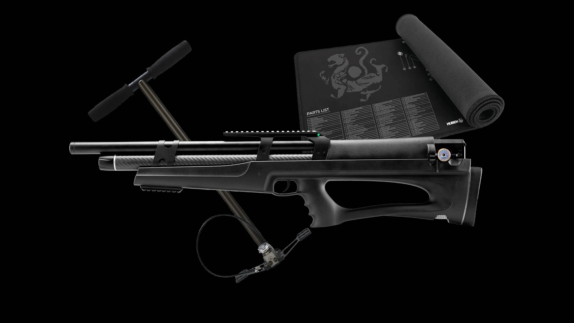 Huben K1 .30 Field Kit — Rifle, Pump & Mat