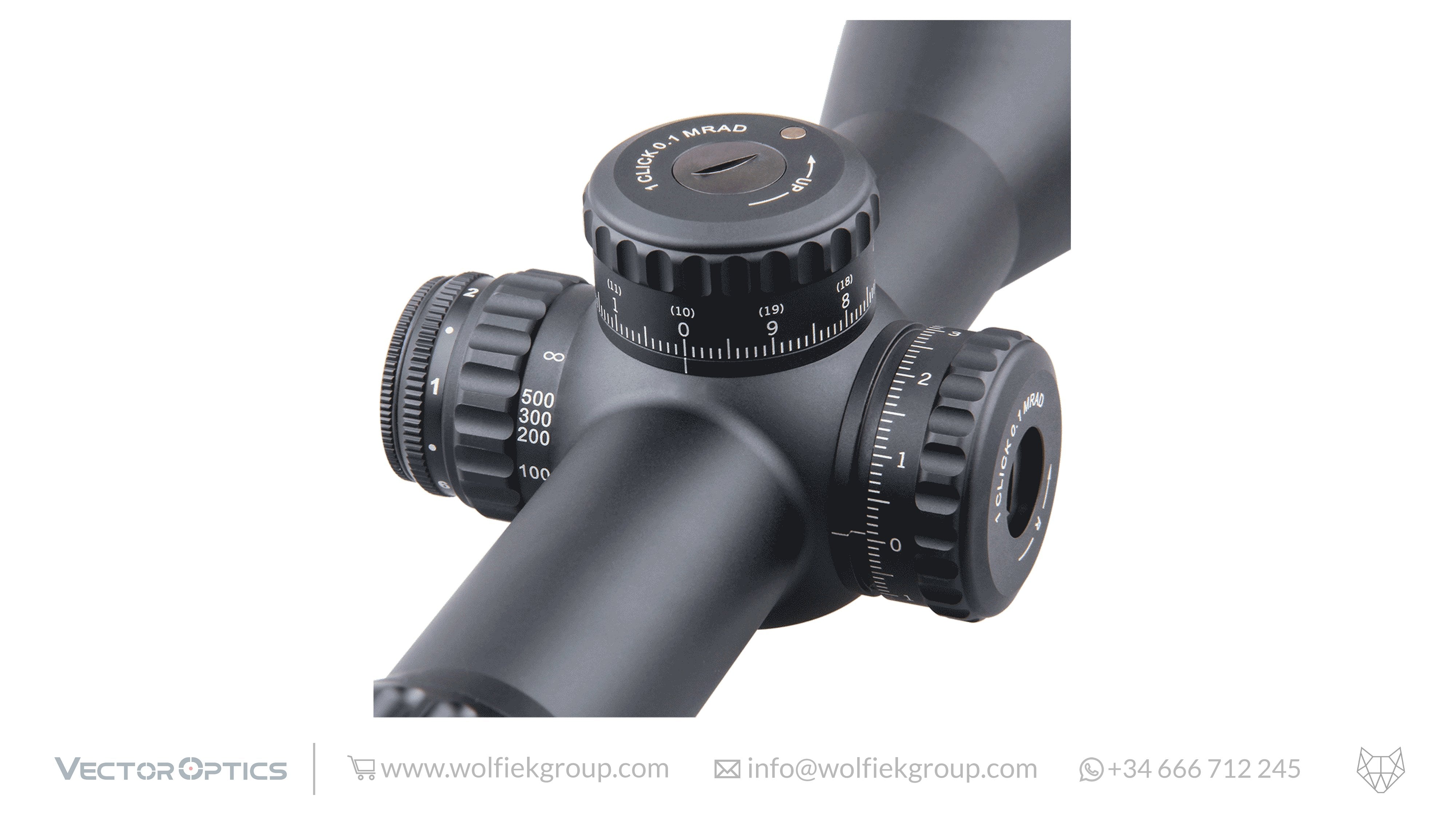 Vector Optics Continental Riflescope - x6 3-18x50 VCT FFP