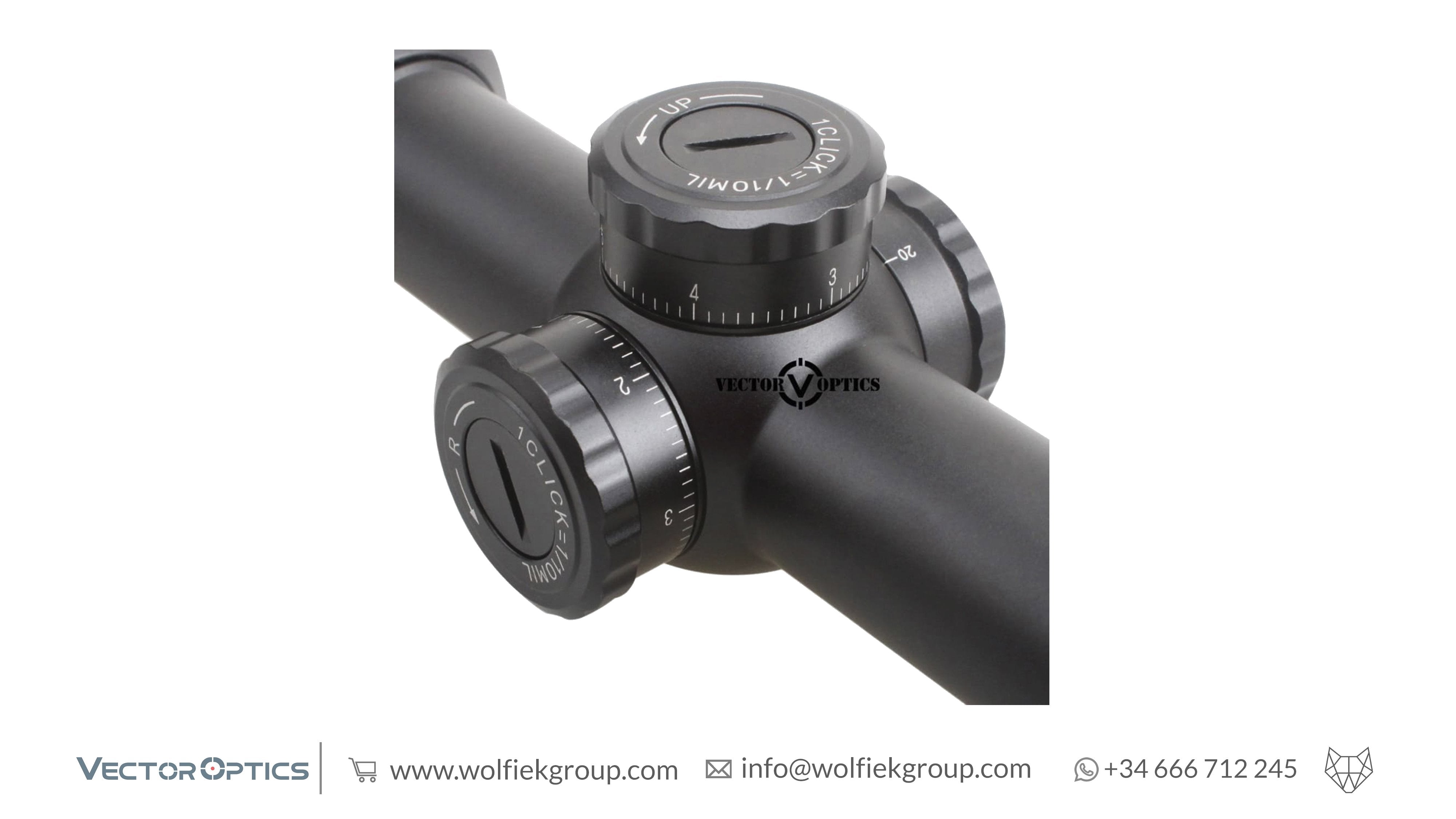 Vector Optics Marksman Riflescope - 3.5-10x44 SFP