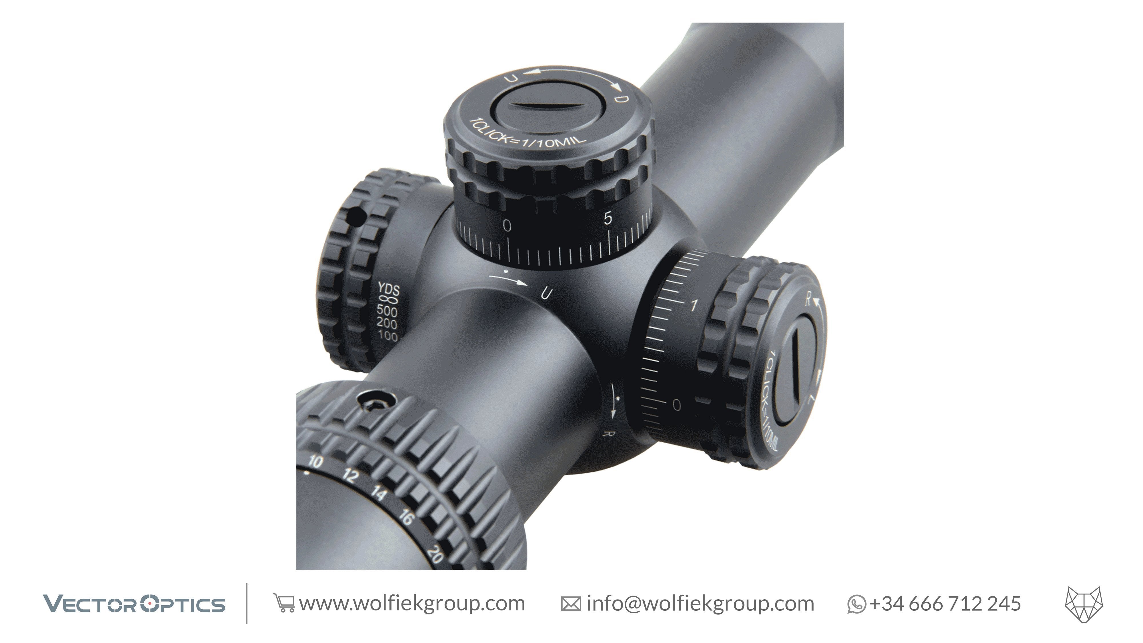 Vector Optics Veyron Riflescope - 6-24x44 FFP