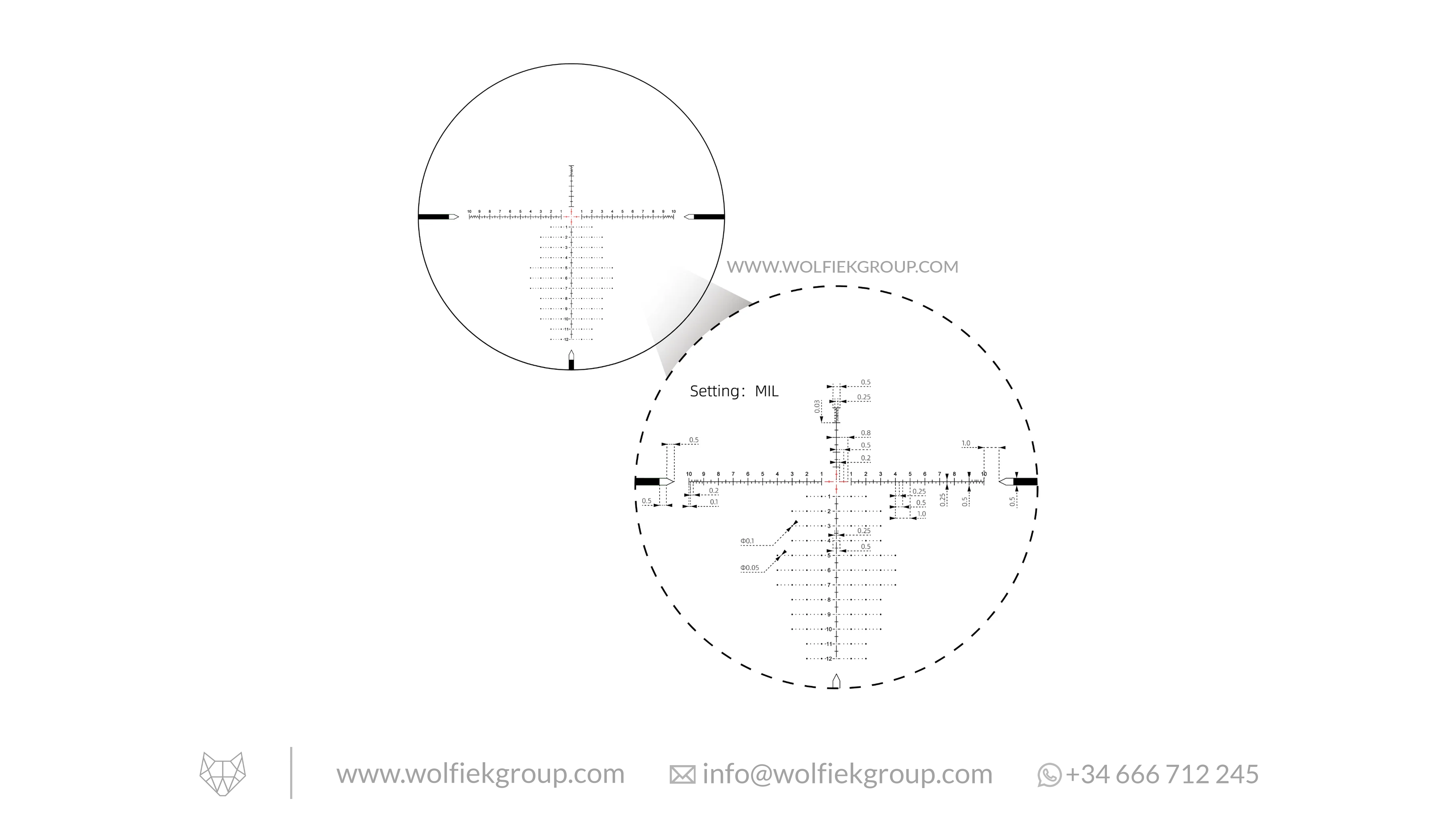 Vector Optics Taurus Riflescope - 4-16x44 HD MIL