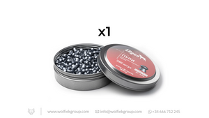 EDgun Premium Pellets · Cal .25 (6,35mm) · Weight 1,65g (25,40gr)