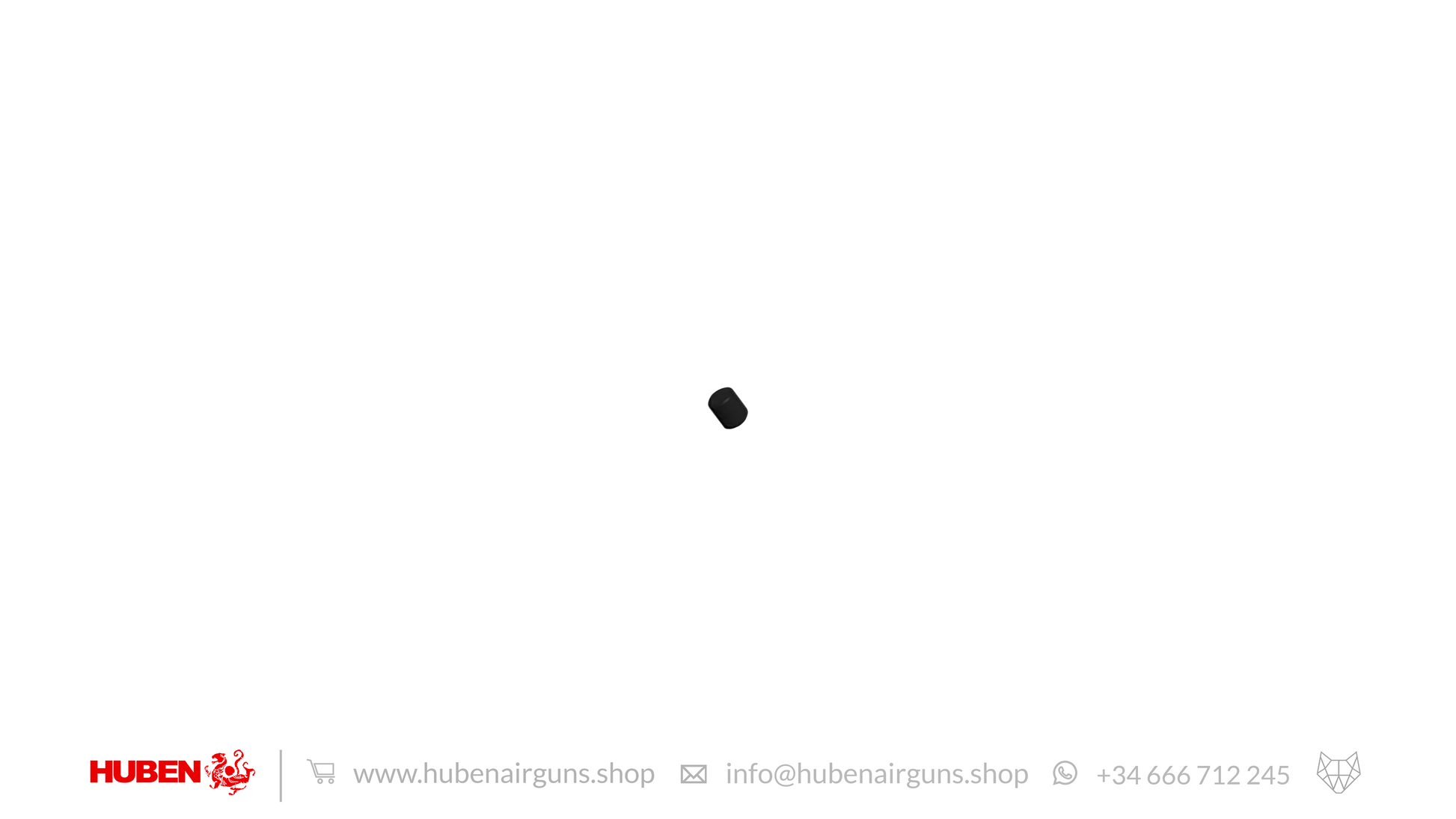 Black Plastic Receiver Pin Cover 3.5x5.6