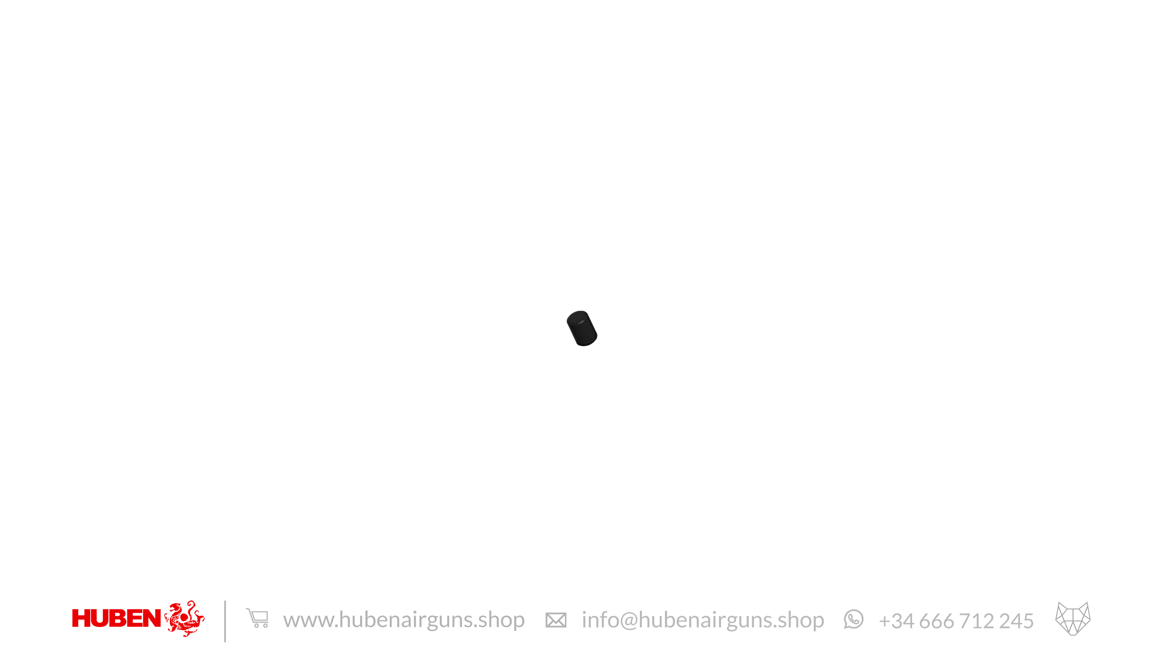 Black Plastic Receiver Pin Cover 3x4.6