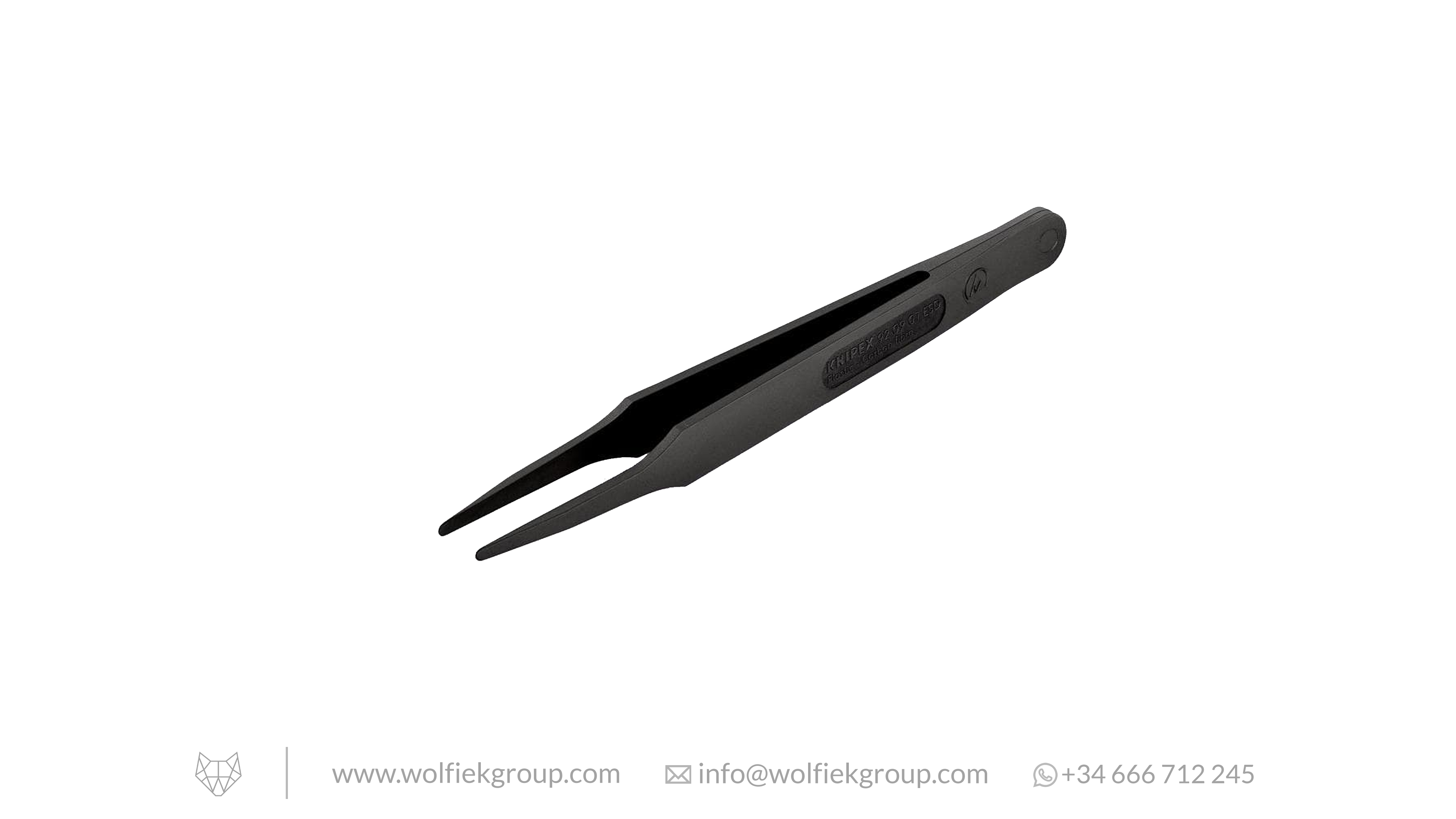 Carbon Fiber Plastic Tweezers ESD