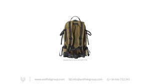 Scandinavian Arms Complete Filling Private Kit backpack rear view.