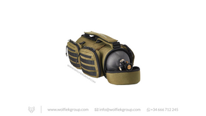 Scandinavian Arms Complete Filling Major Kit bag with air tank inside.