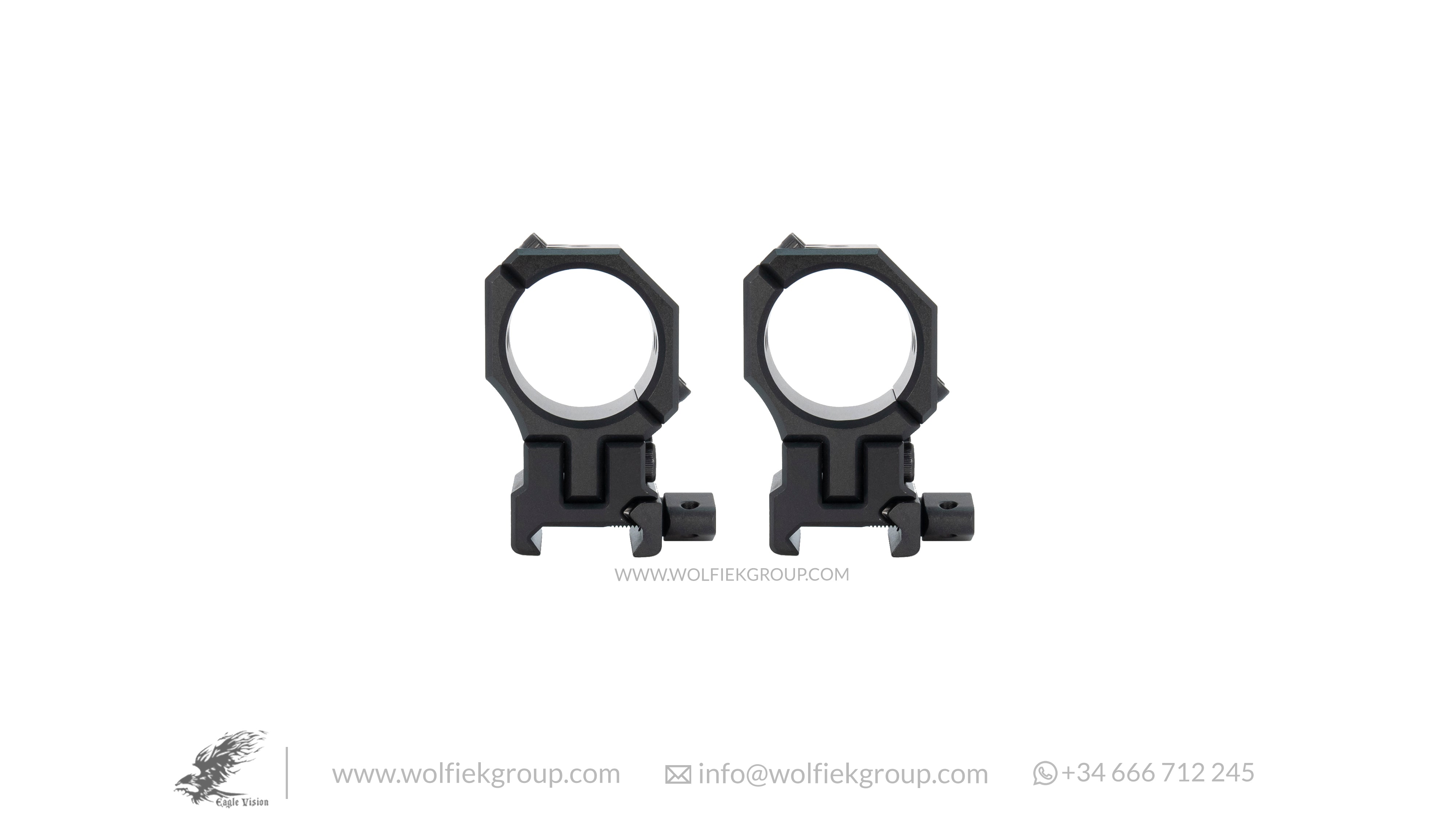 Eagle Vision Picatinny Infinity Elevation ADJUSTABLE Scope Mounts 30mm