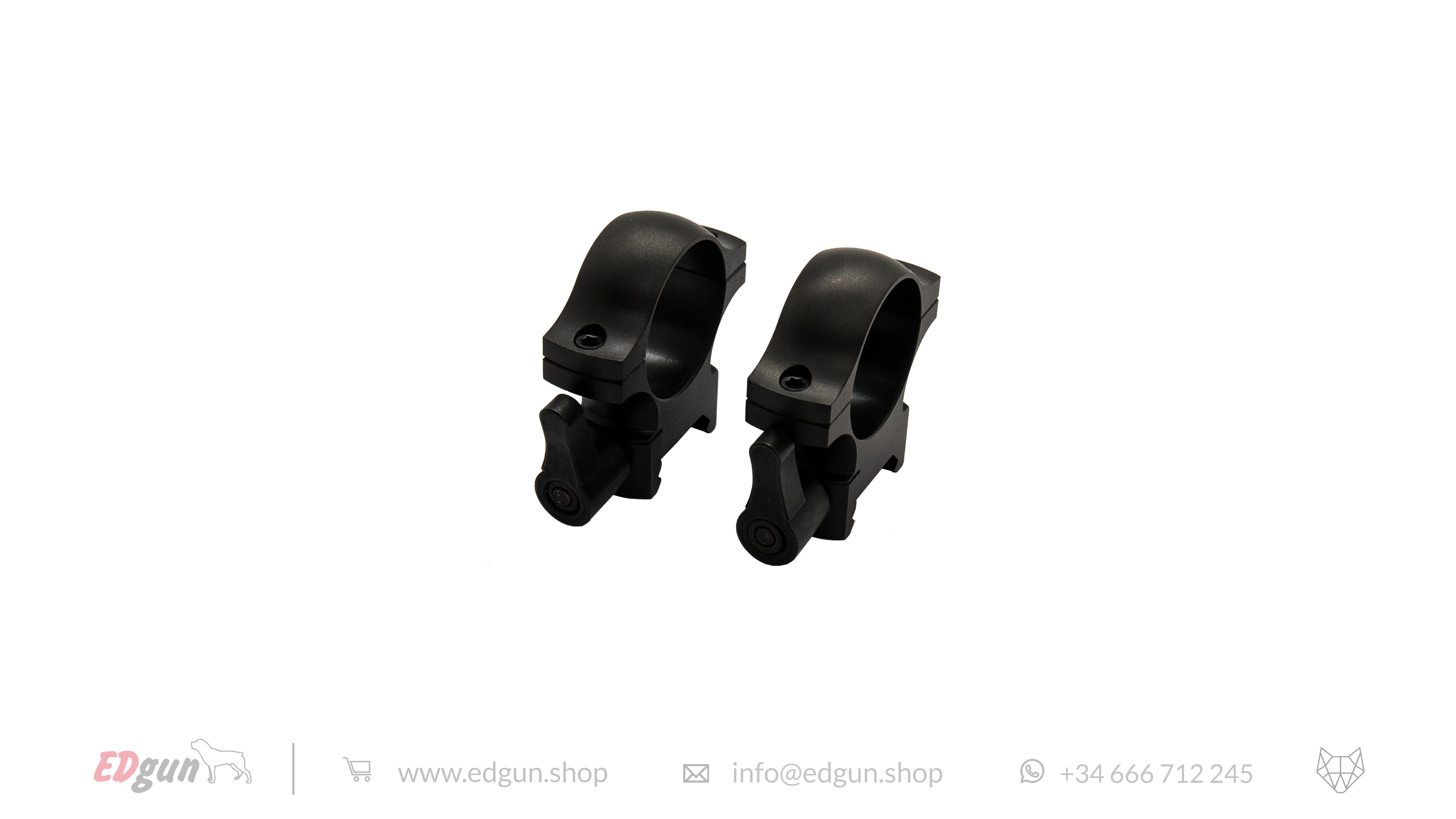 EDgun Tactical Match Rings 30mm Picatinny