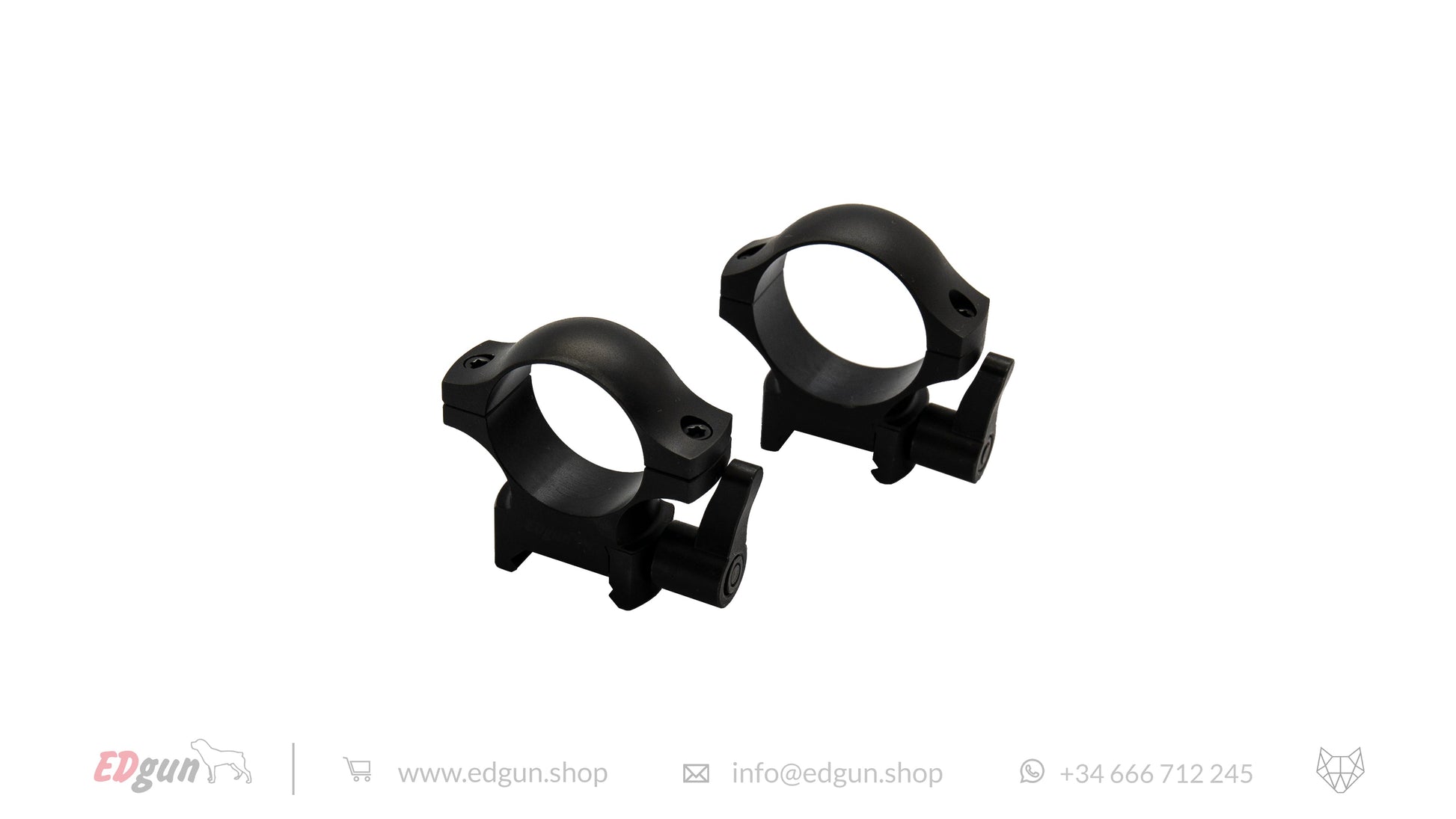 EDgun Tactical Match Rings 34mm Picatinny